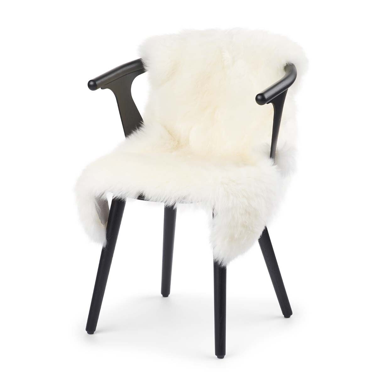 New Zealand Sheepskin | Long Wool | 35x24 in Ivory