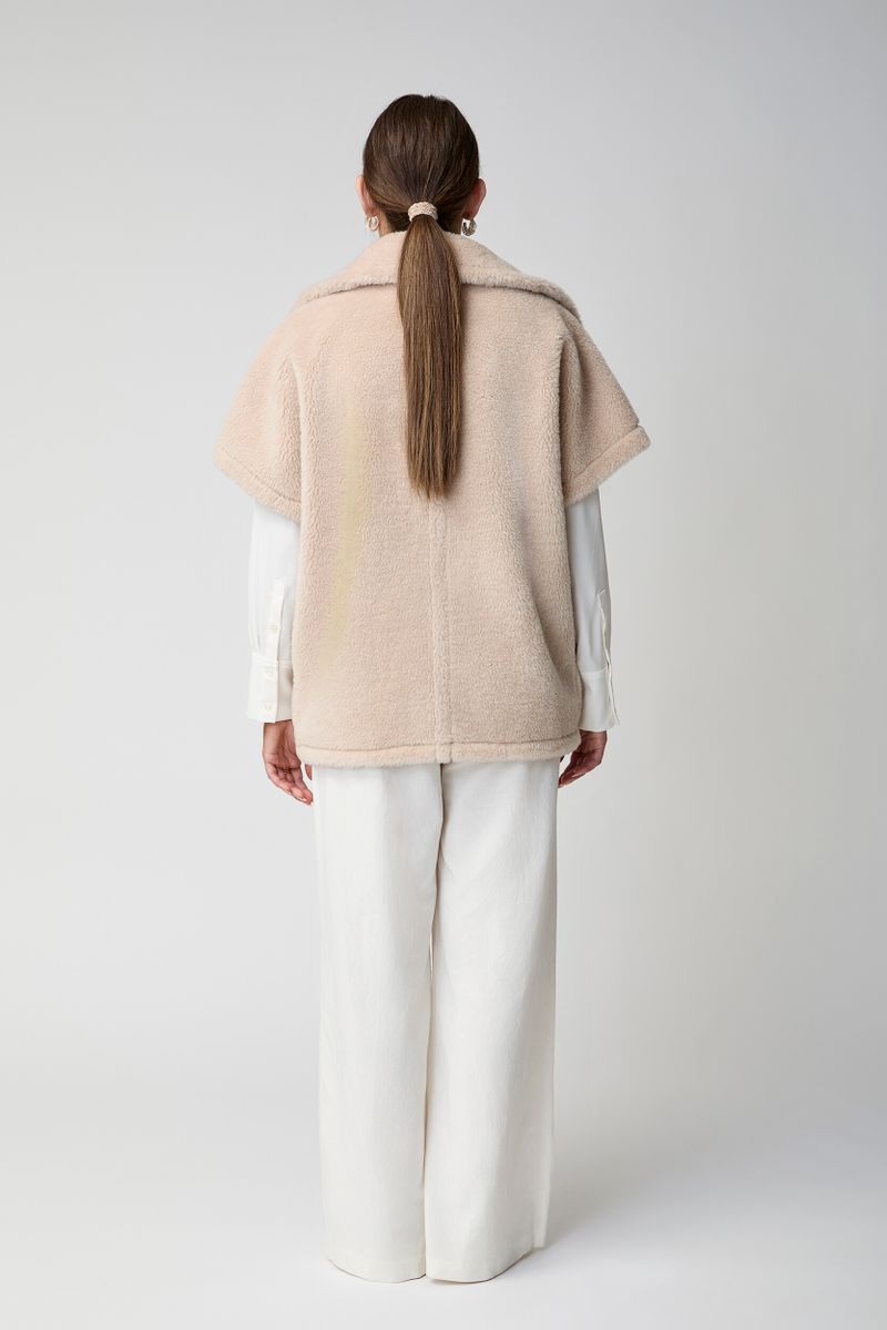 Antonella Poncho Beige