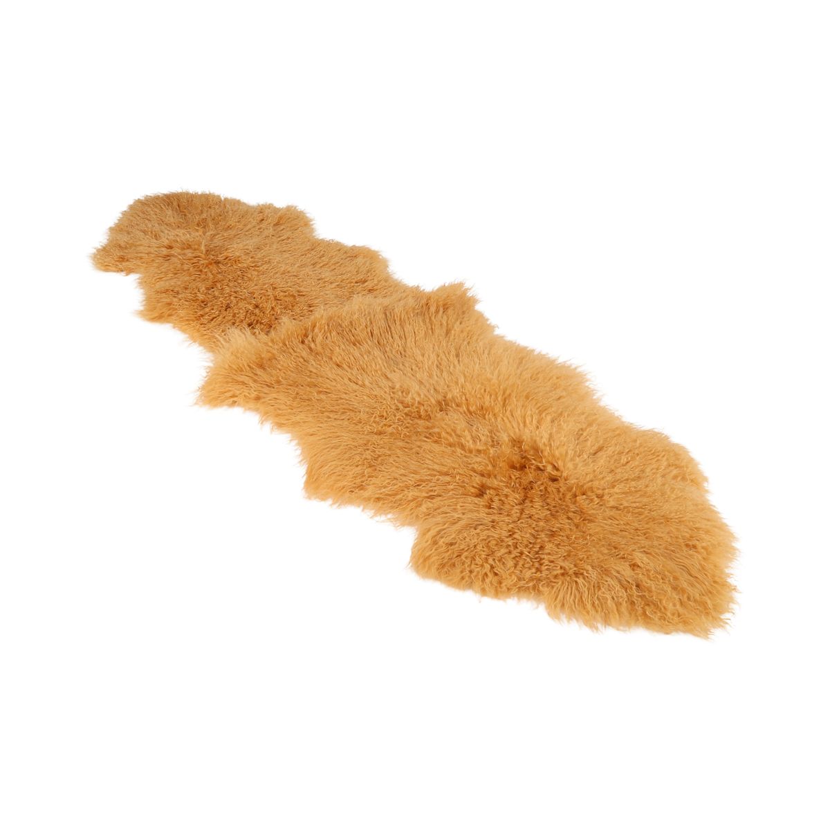 Double Tibetan Sheepskin | 150 x 55 cm Imperial Yellow