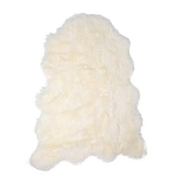 New Zealand Sheepskin | Long Wool | Rug 41x59 in Ivory