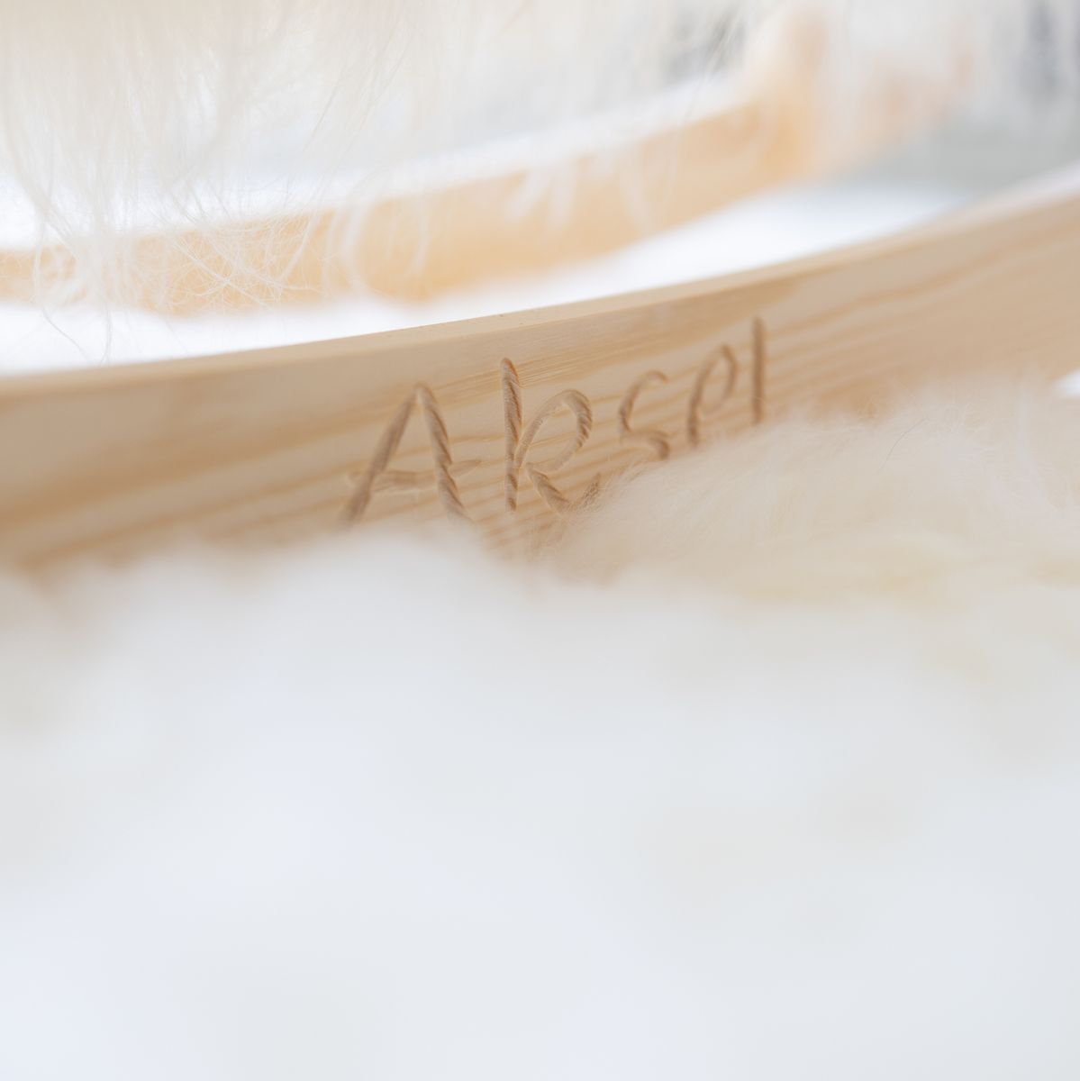 Rocking Sheep | Long Wool | L33xW10xH24 in | Large Blacky