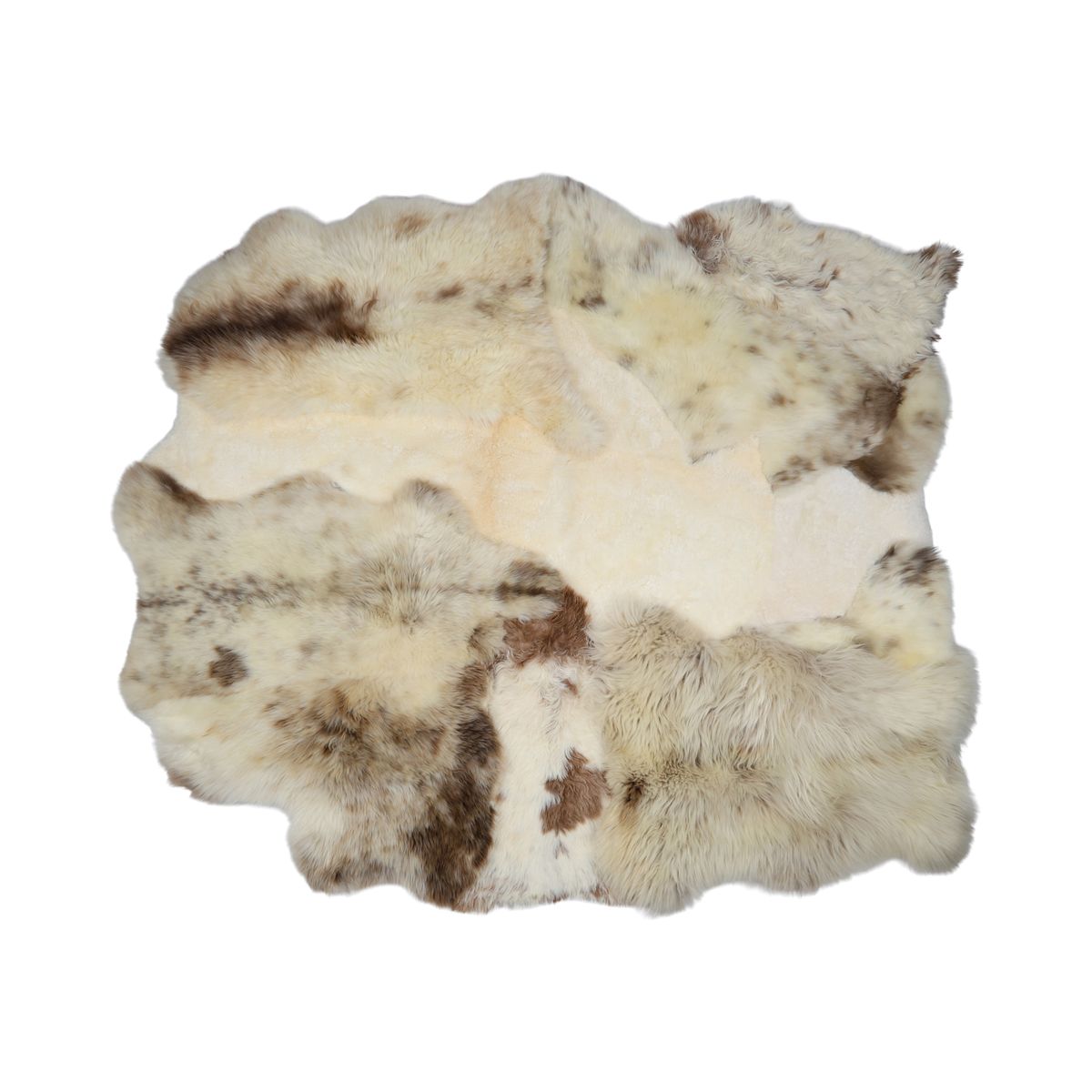 Multi Layered of Natural Fiber Sheepskin, Long Wool/Short Wool