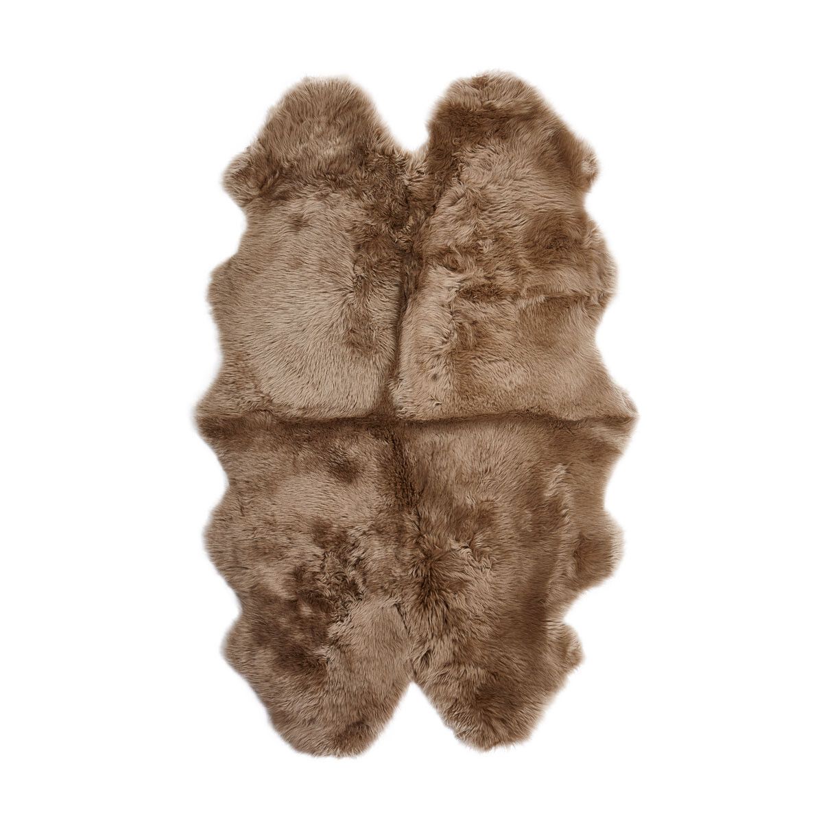 New Zealand Sheepskin | Long Wool | Rug 71x43 in Taupe