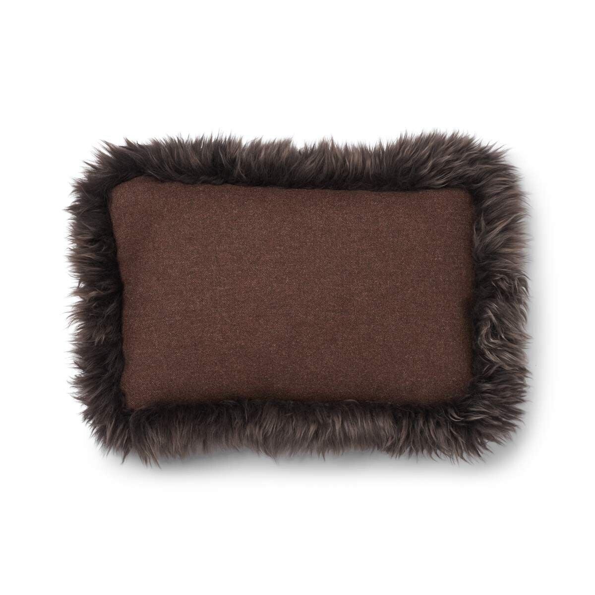 Wool Cushion | LW trim | 20x20 in | 13x20 in