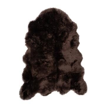 New Zealand Sheepskin | Long Wool | Rug 41x59 in Chocolate
