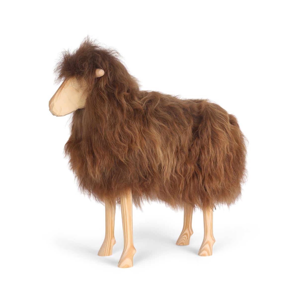 Signature Standing Sheep | large Rusty Brown