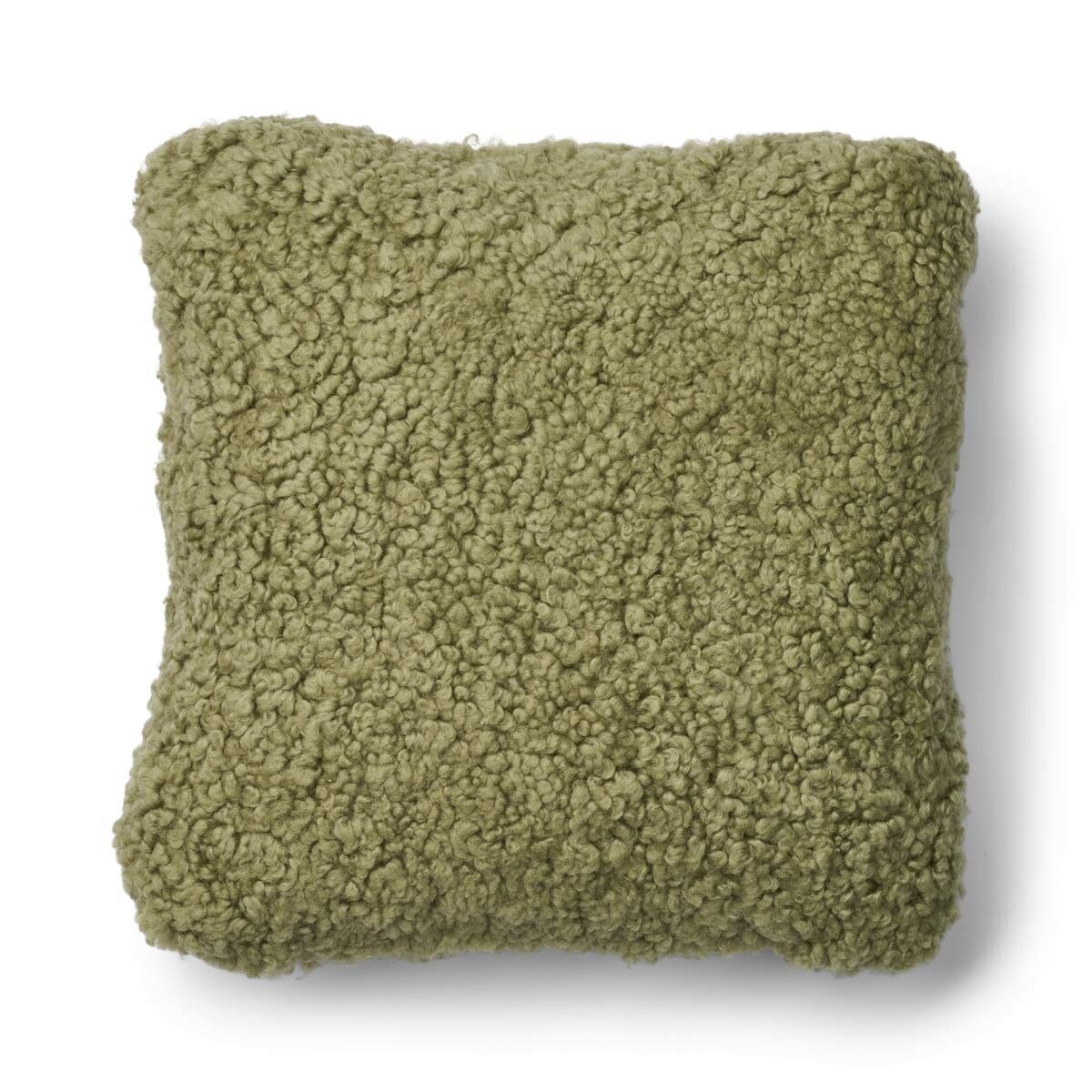 Short-Wool Sheepskin Cushion | Doublesided | 16x16 in & 22x22 in