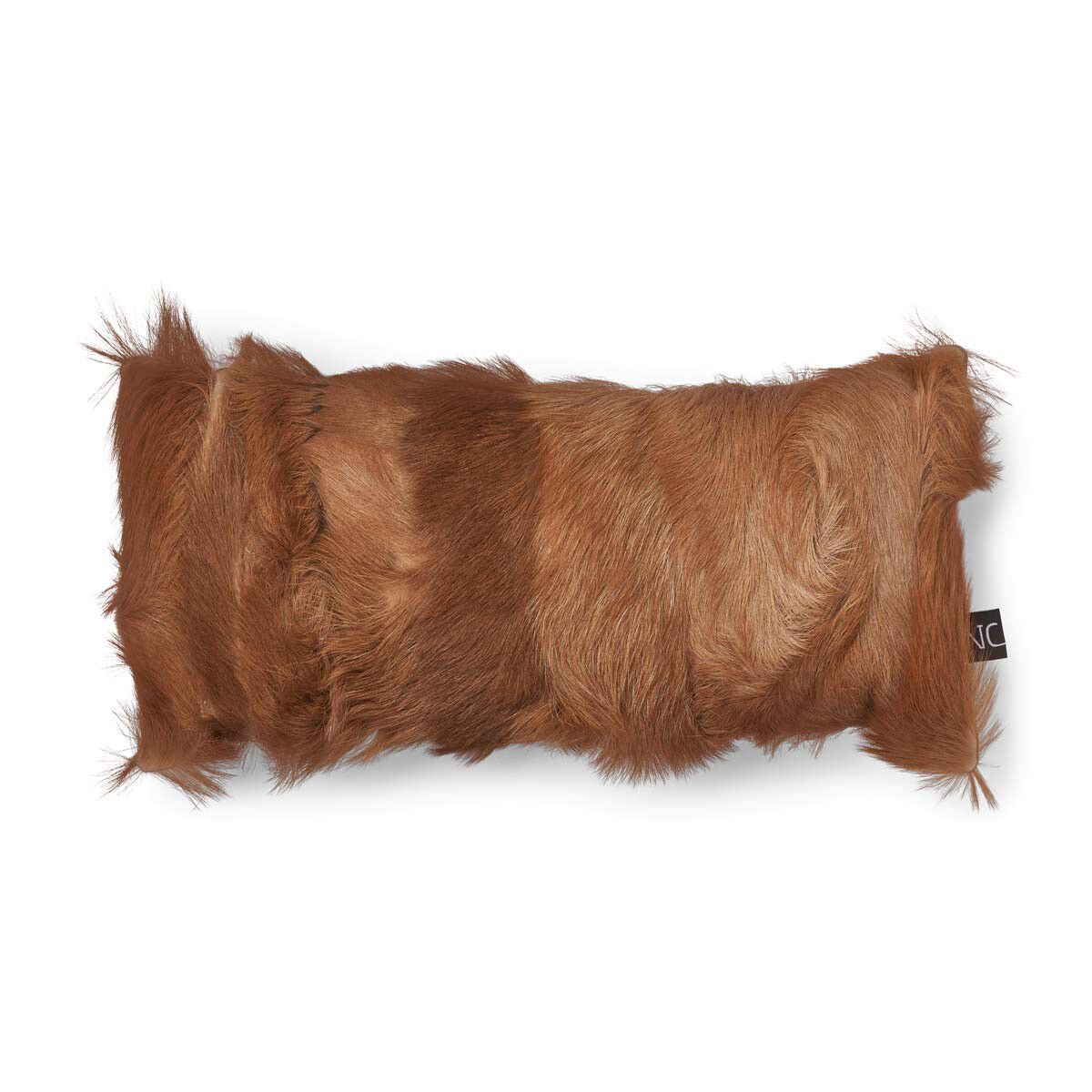 Goat Skin Cushion | 11x22 in