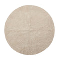 Short Wool Curly Sheepskin Design Rug | D55 in