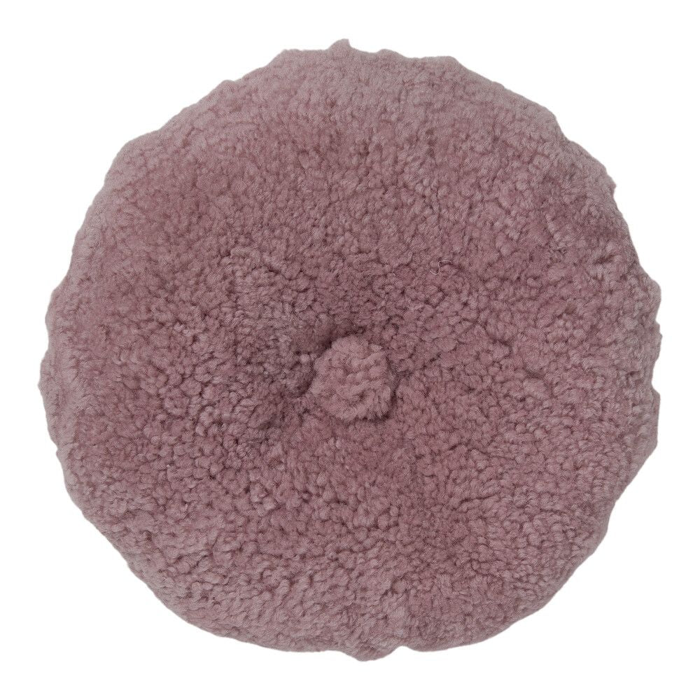 Round Cushion | Doublesided | D16 in Coral Silver Pink