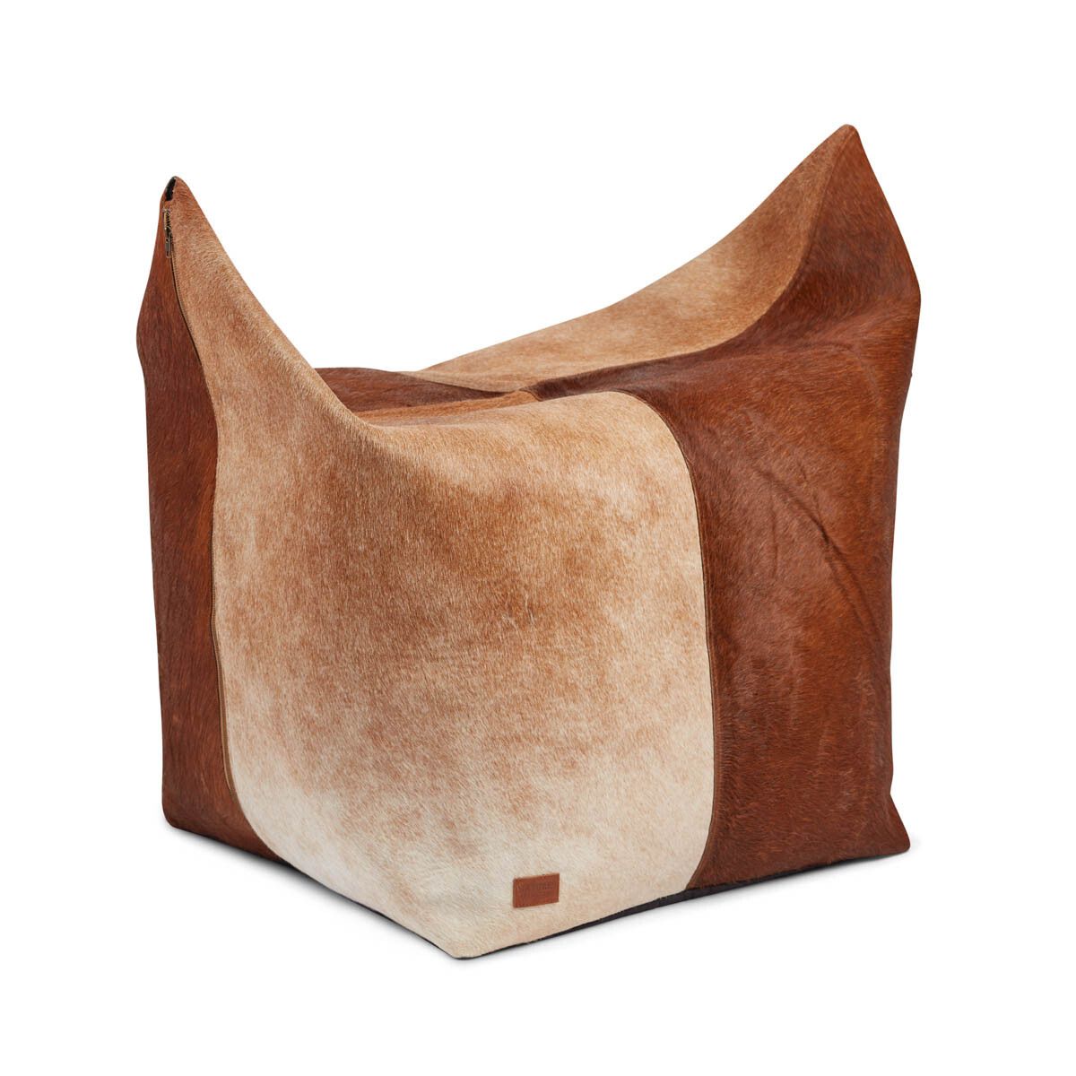 Calf Leather Pouf | Small | Large