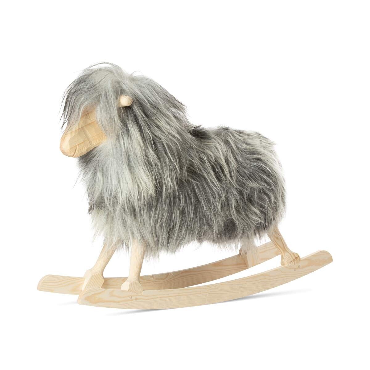 Rocking Sheep | Long Wool | L33xW10xH24 in | Large