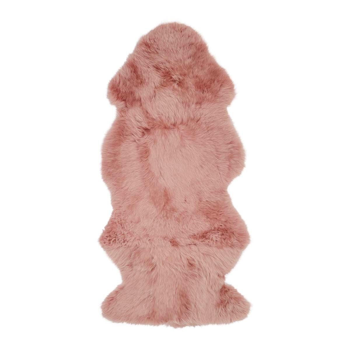 New Zealand Sheepskin | Long Wool | Rug 53 in Rosa