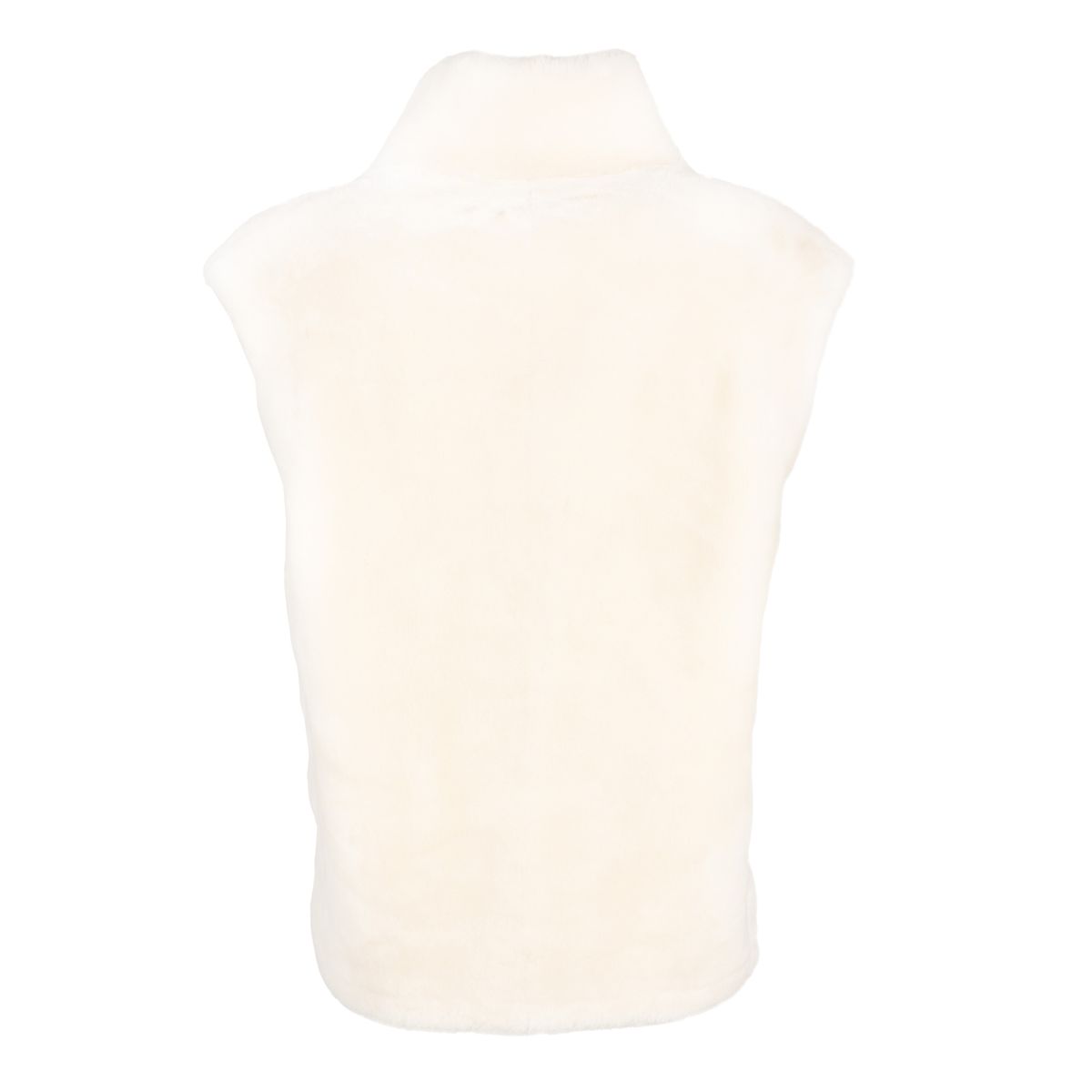 Lorena Vest Leather Brown/Ivory