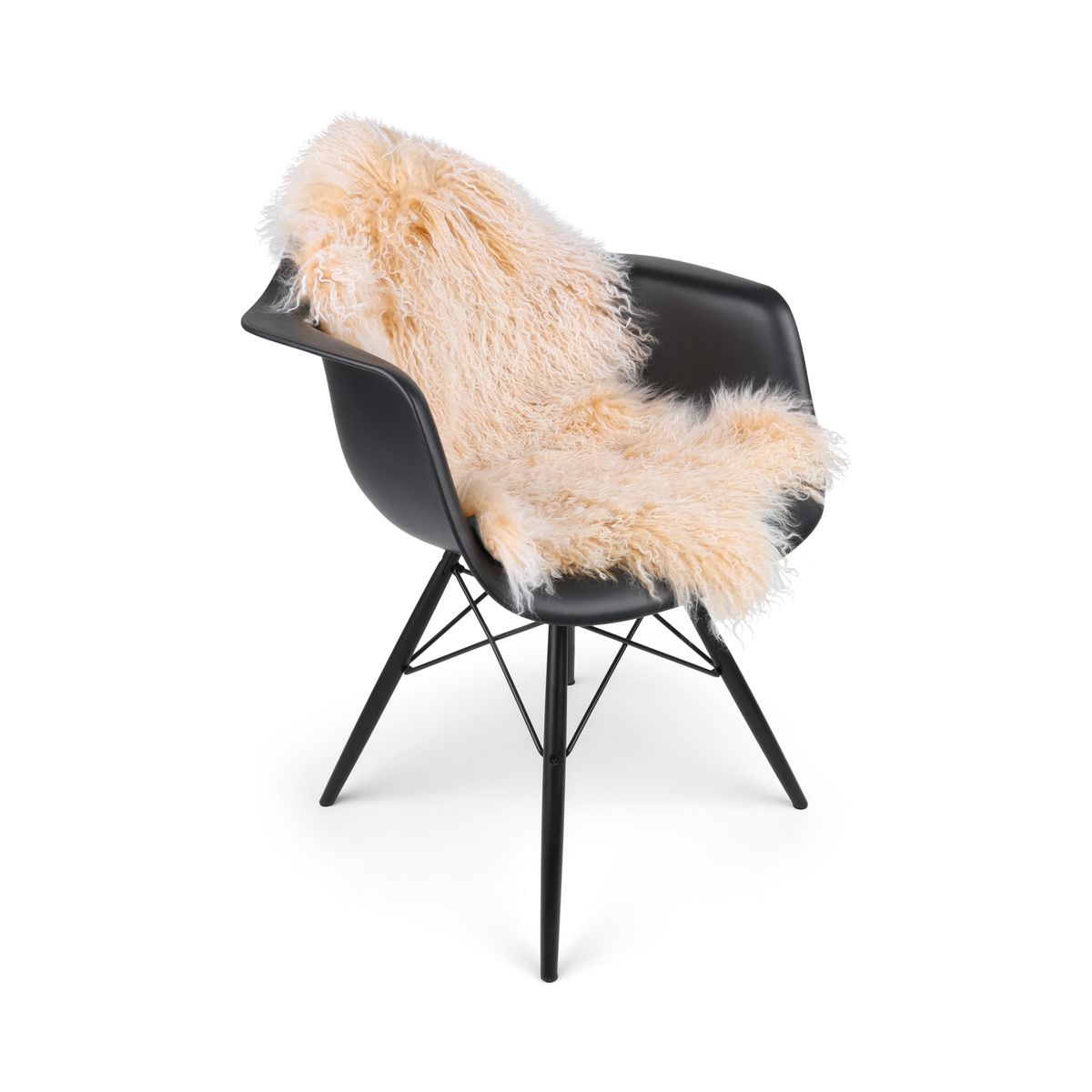 Curly Sheepskin | Mongolian | 33x20 in Arctic Sunrise