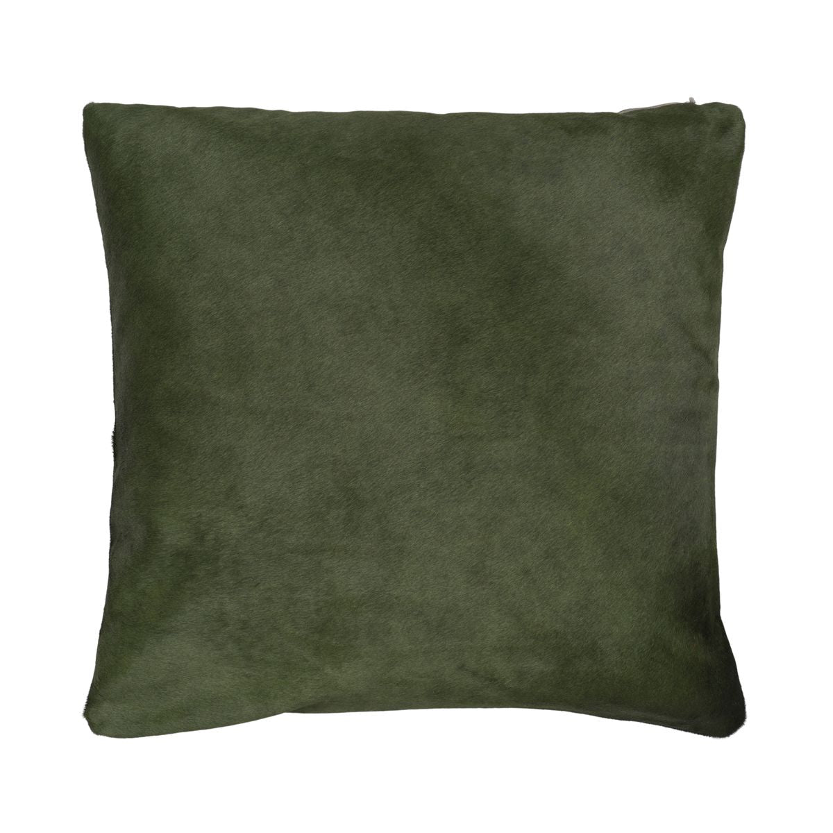 Premium Cowhide Cushion | Doublesided Khaki Green
