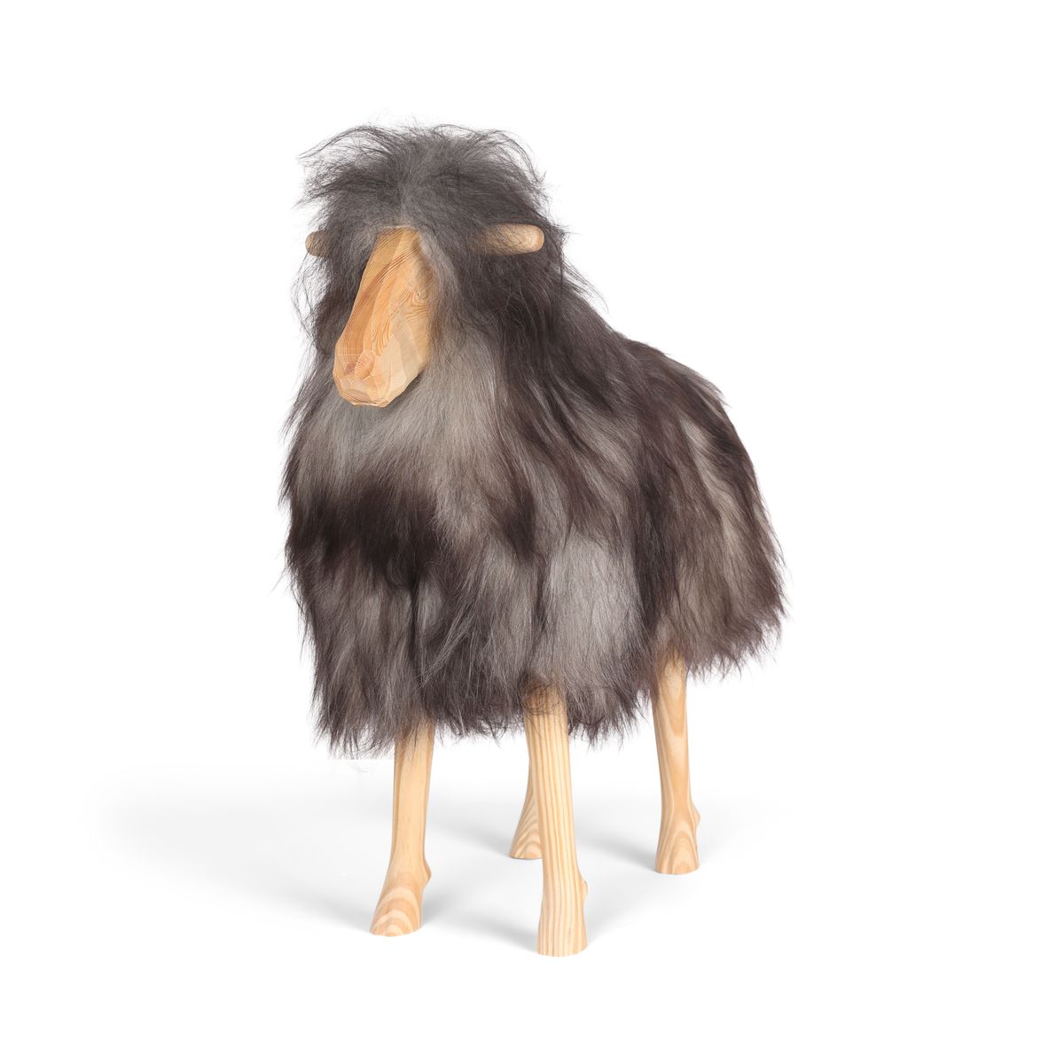 Signature Standing Sheep | large Natural Grey