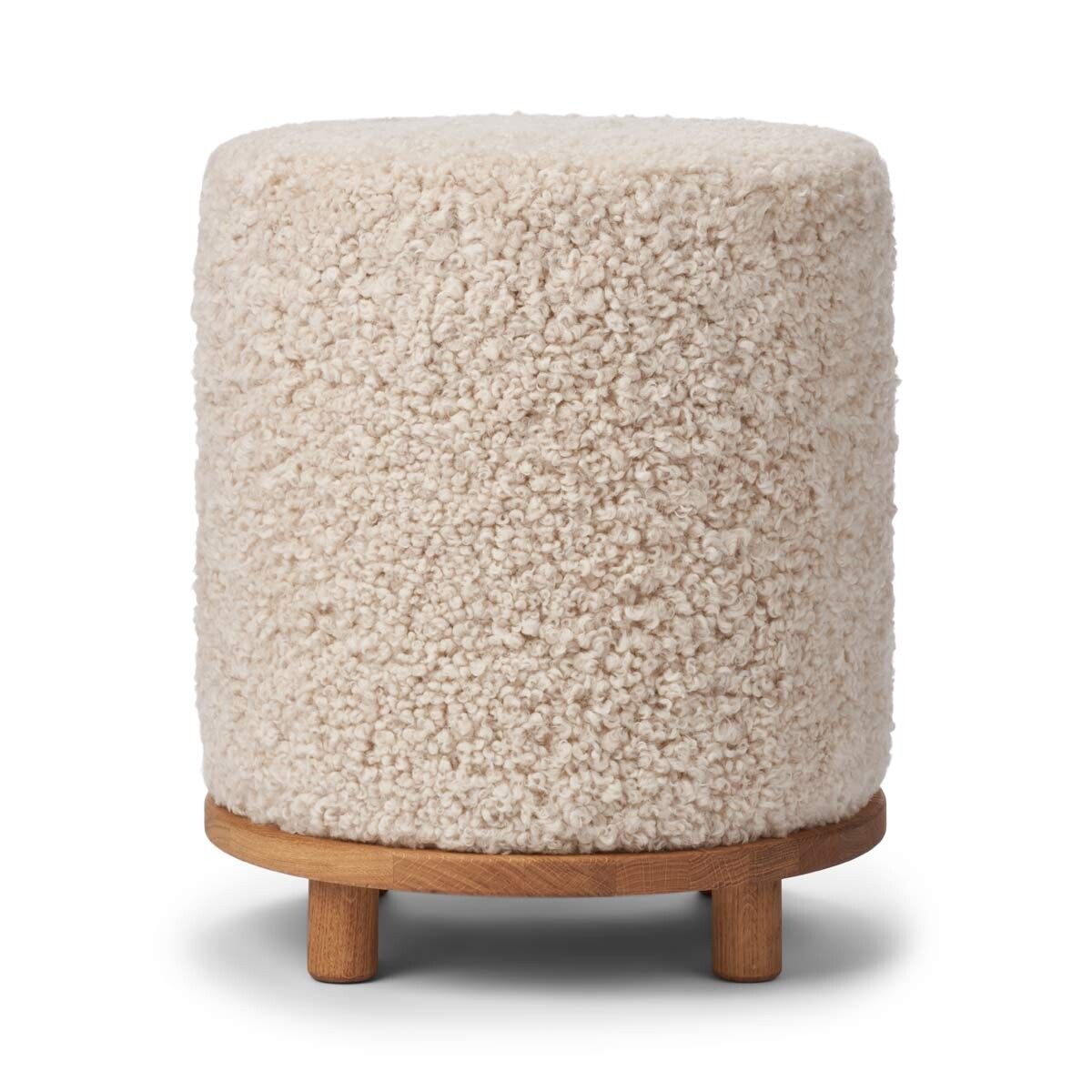 Simon Stool | Short Wool | D46xH52 cm