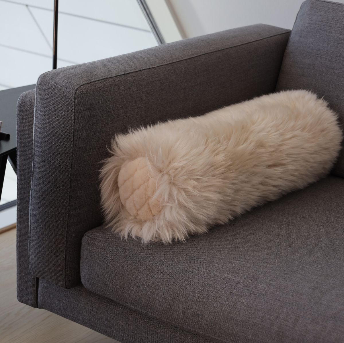 Bolster Cushion | LW Light Grey/Silver Grey