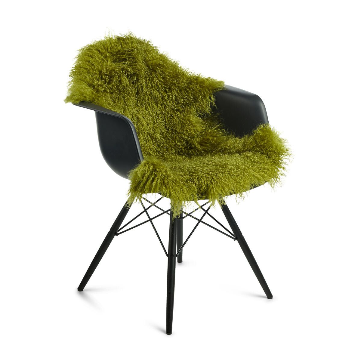 Curly Sheepskin | Mongolian | 33x20 in Treetop