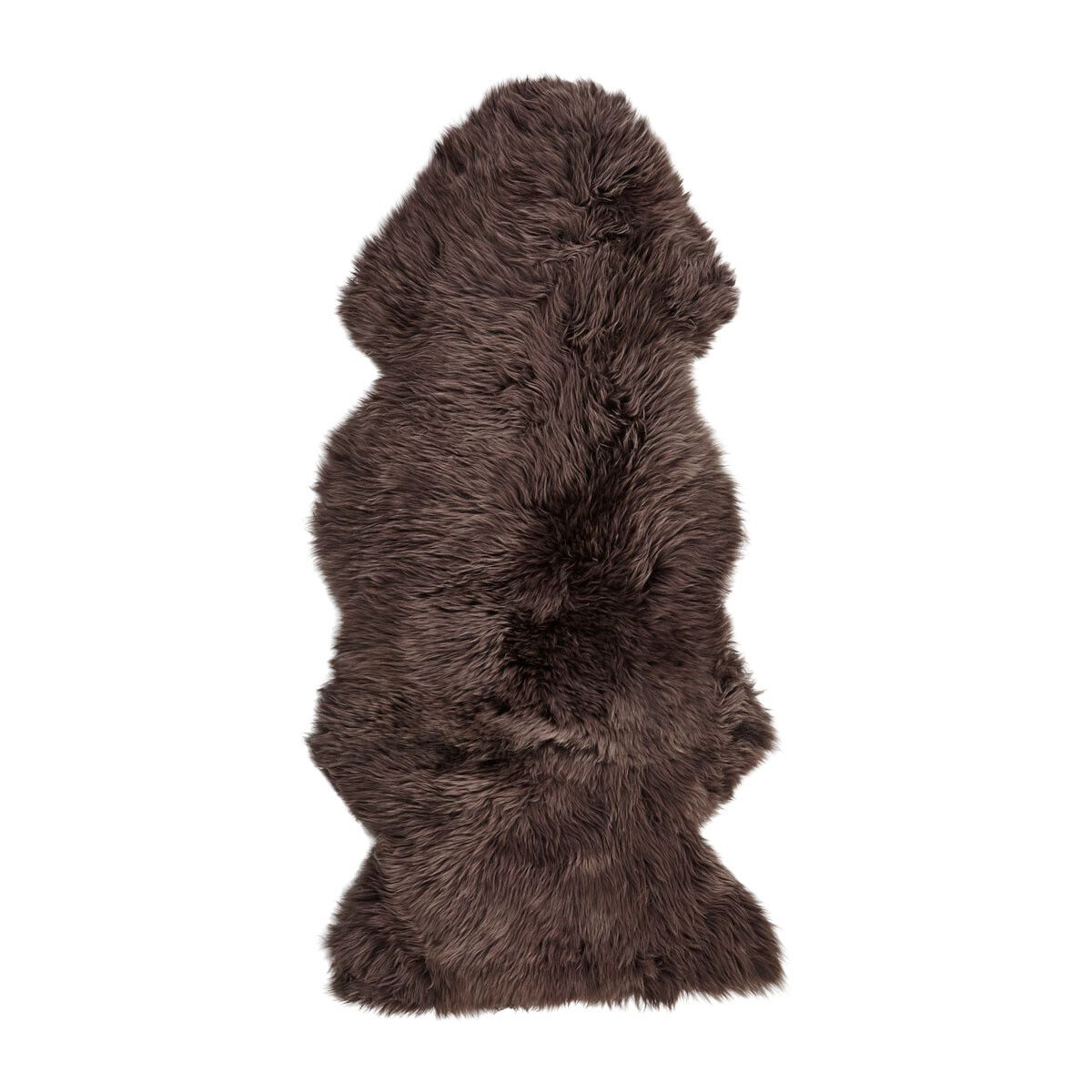 New Zealand Sheepskin | Long Wool | Rug 53 in Walnut