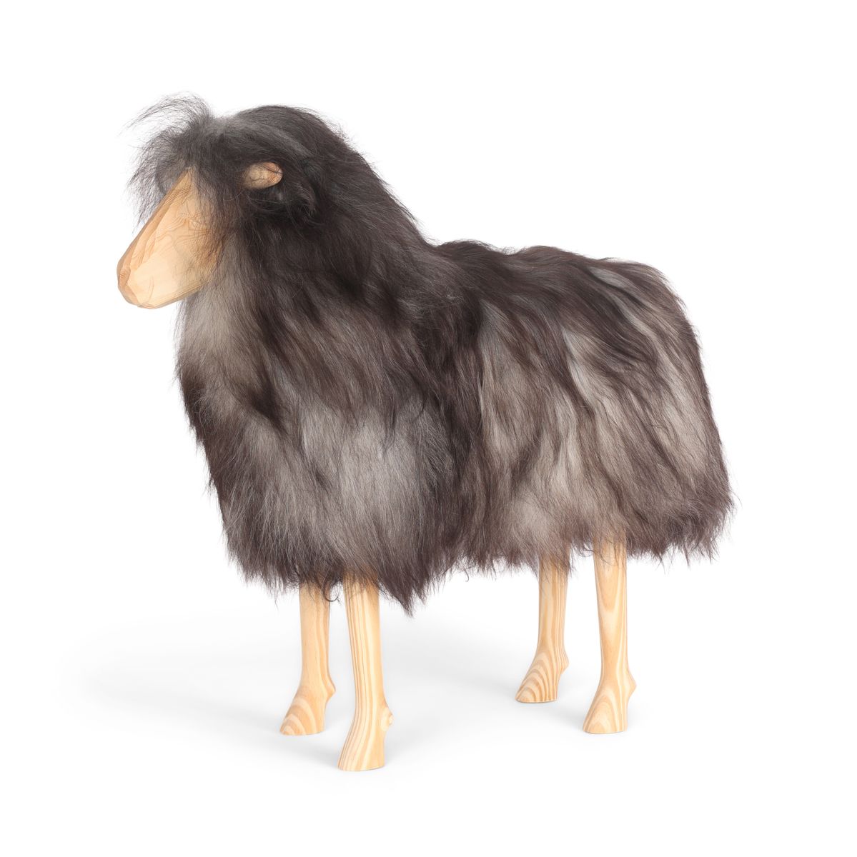 Signature Standing Sheep | large Natural Grey