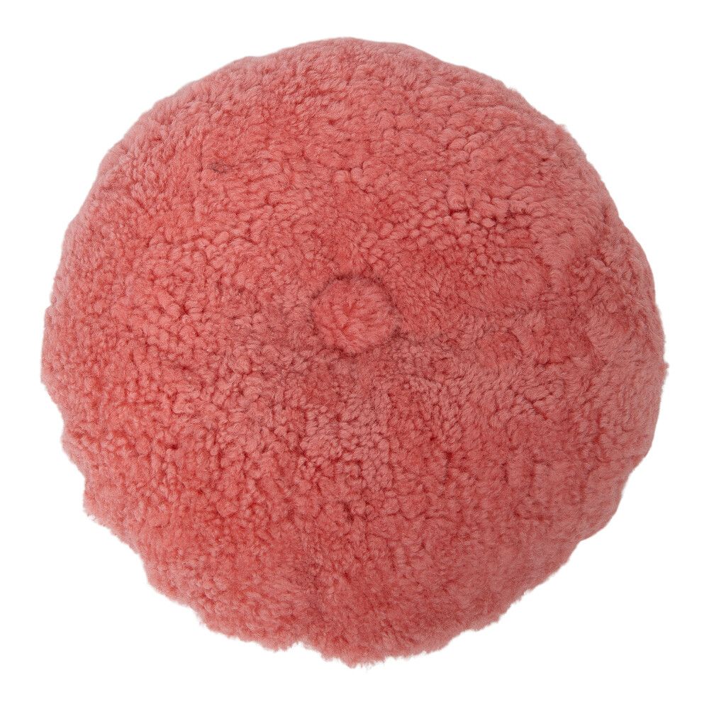 Round Cushion | Doublesided | D16 in Coral Peach