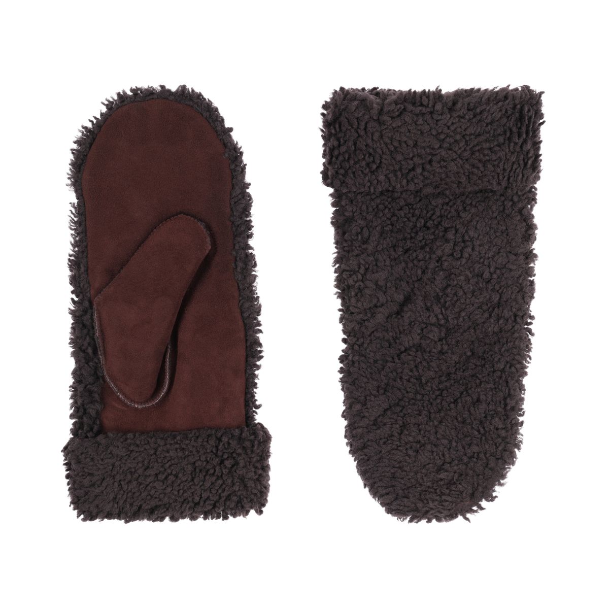Iris Mittens Dark Brown