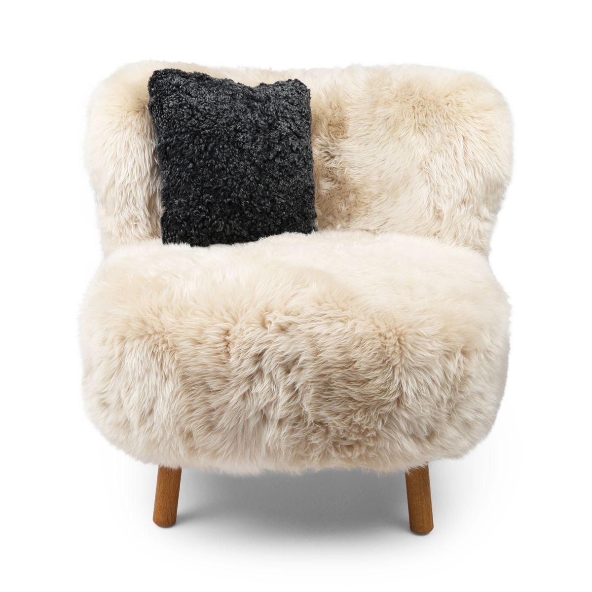 Ethan Puffy Lounge Chair Linen
