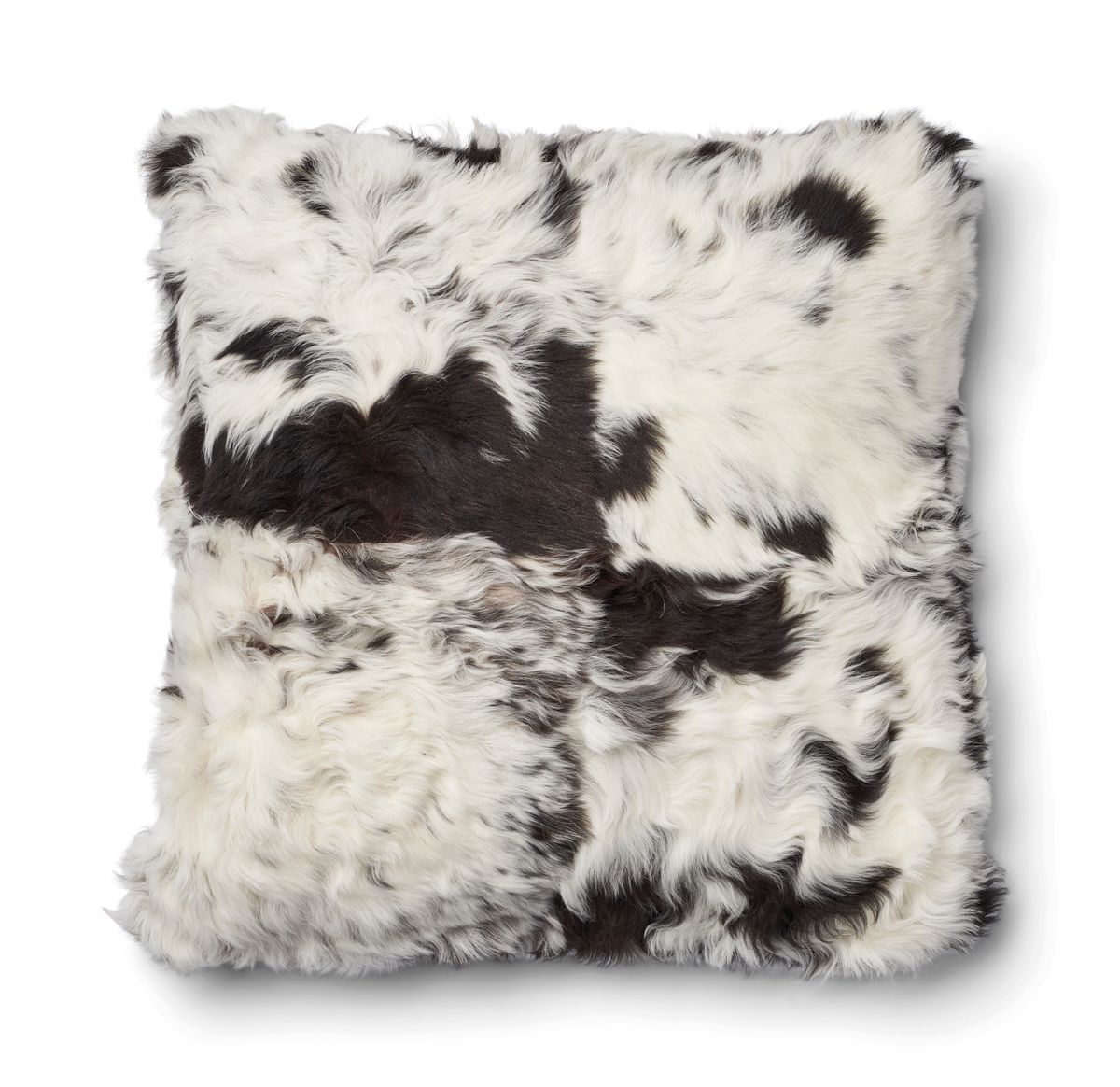Tigrado Sheepskin Cushion | Doublesided Black/White Mix