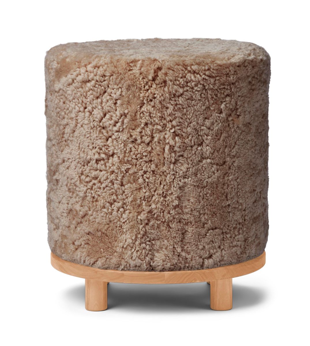 Simon Stool | Short Wool | D46xH52 cm