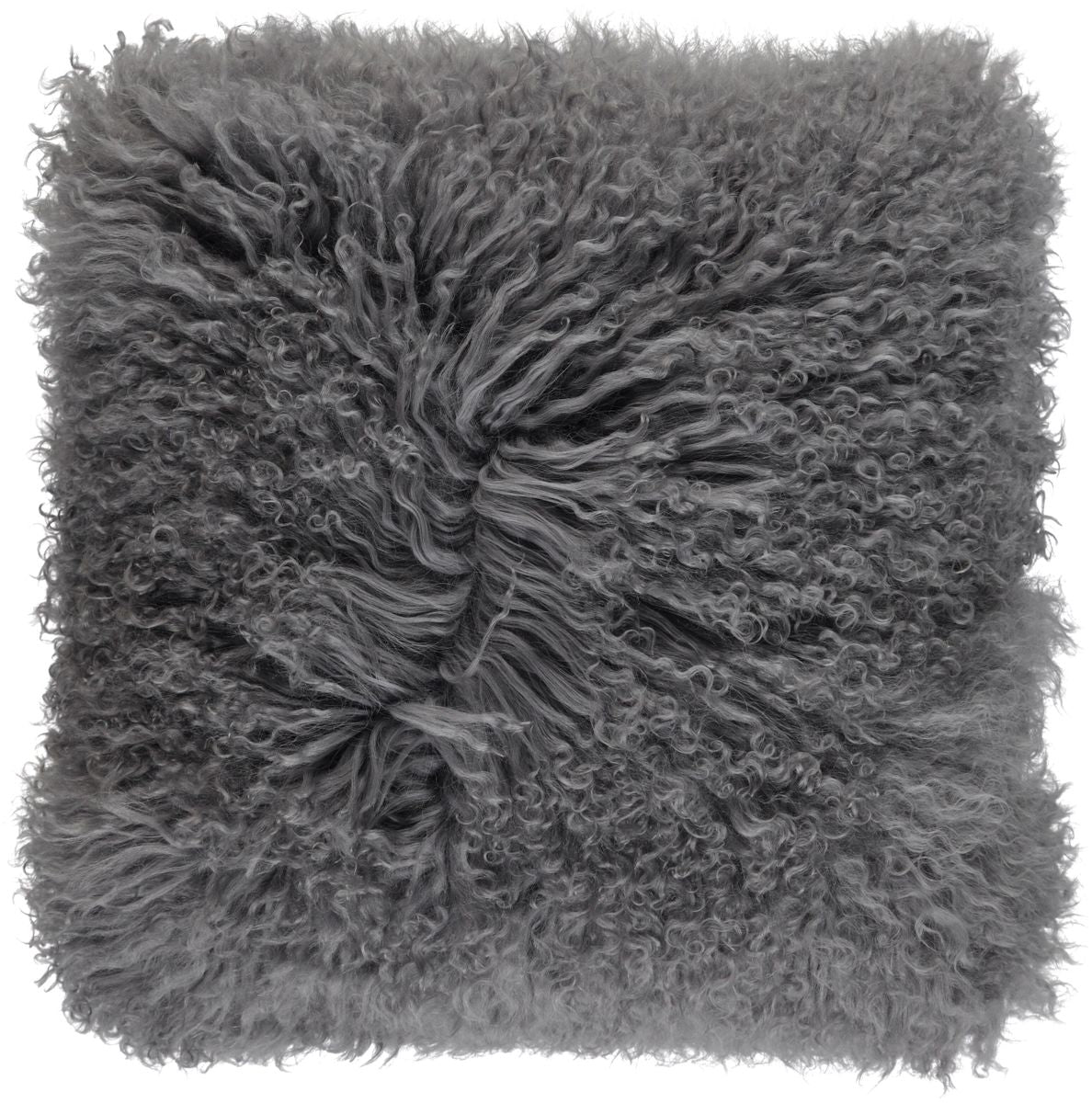 Curly Cushion | 16x16 in Steel