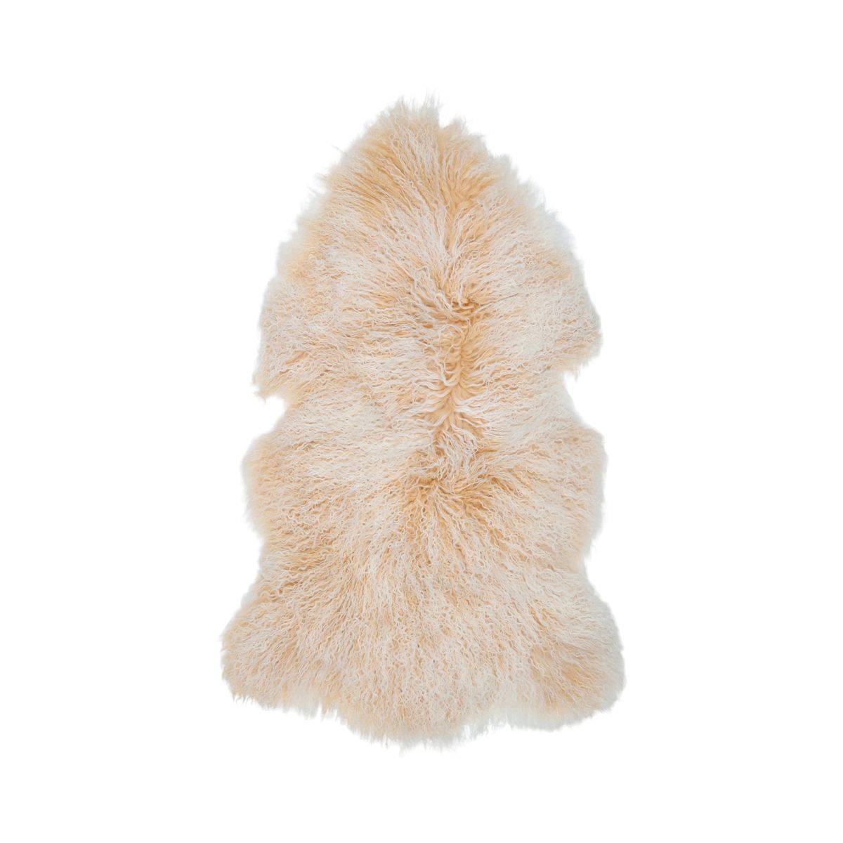 Curly Sheepskin | Mongolian | 33x20 in Arctic Sunrise