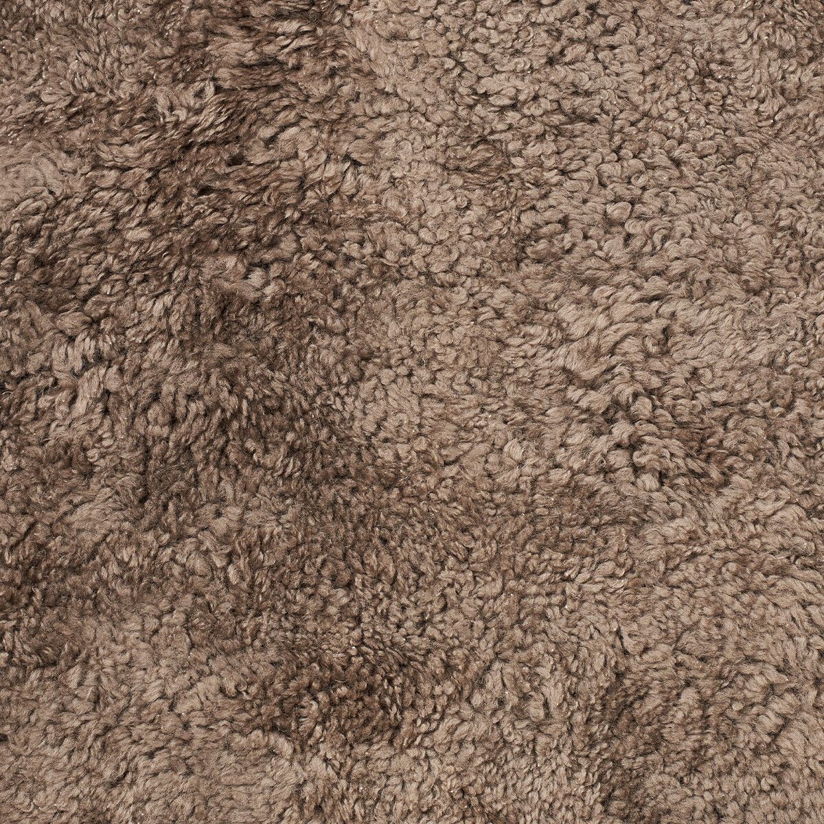 Simon Pouf Short Wool Taupe