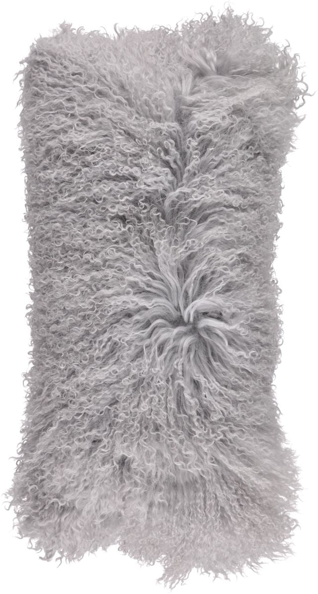 Curly Cushion | Doublesided Light Grey