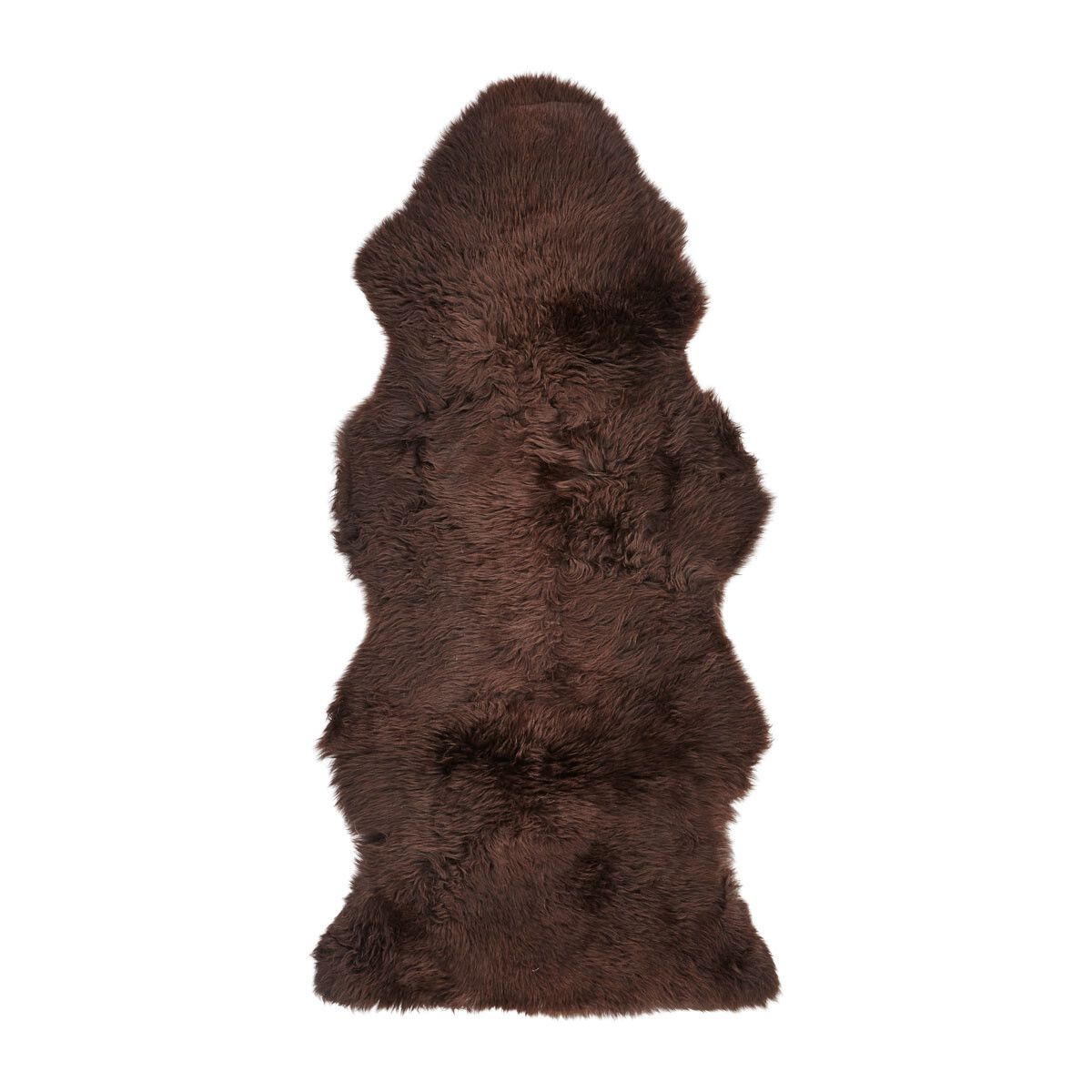 New Zealand Sheepskin | Long Wool | Rug 53 in Chocolate