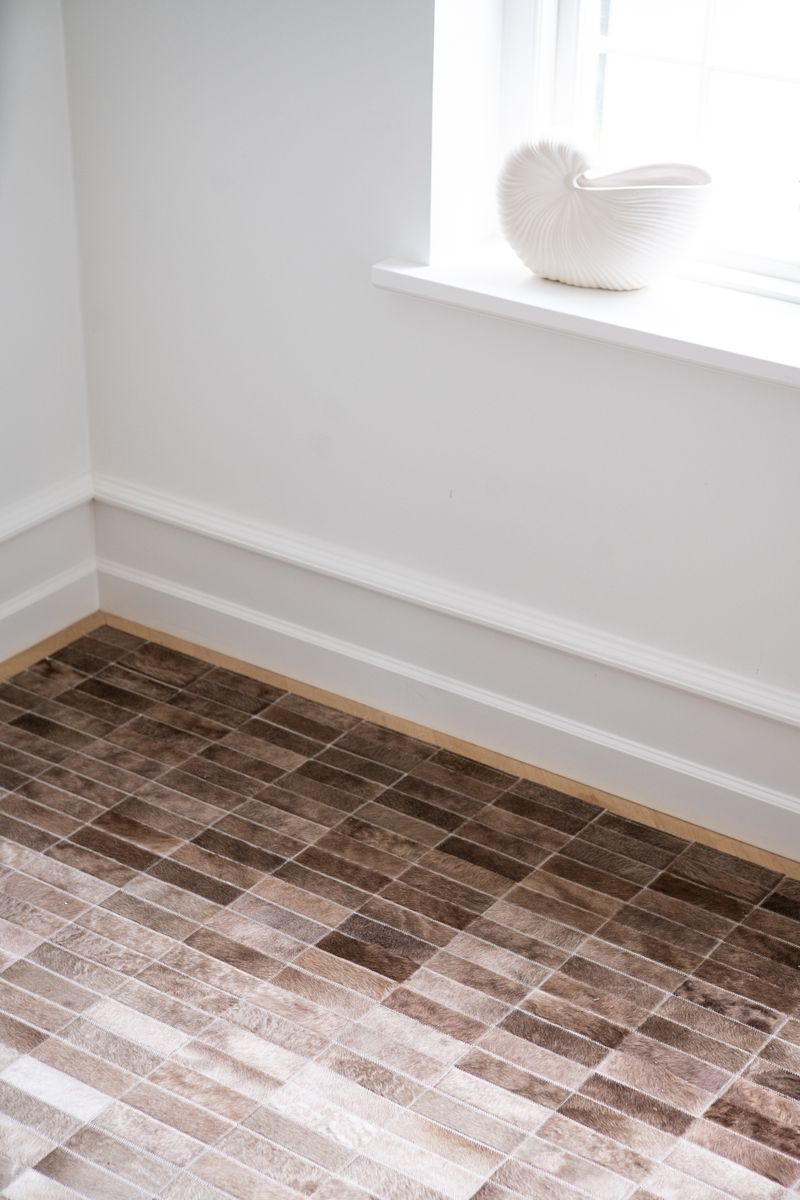 Cowhide Design Rug Copenhagen Champagne