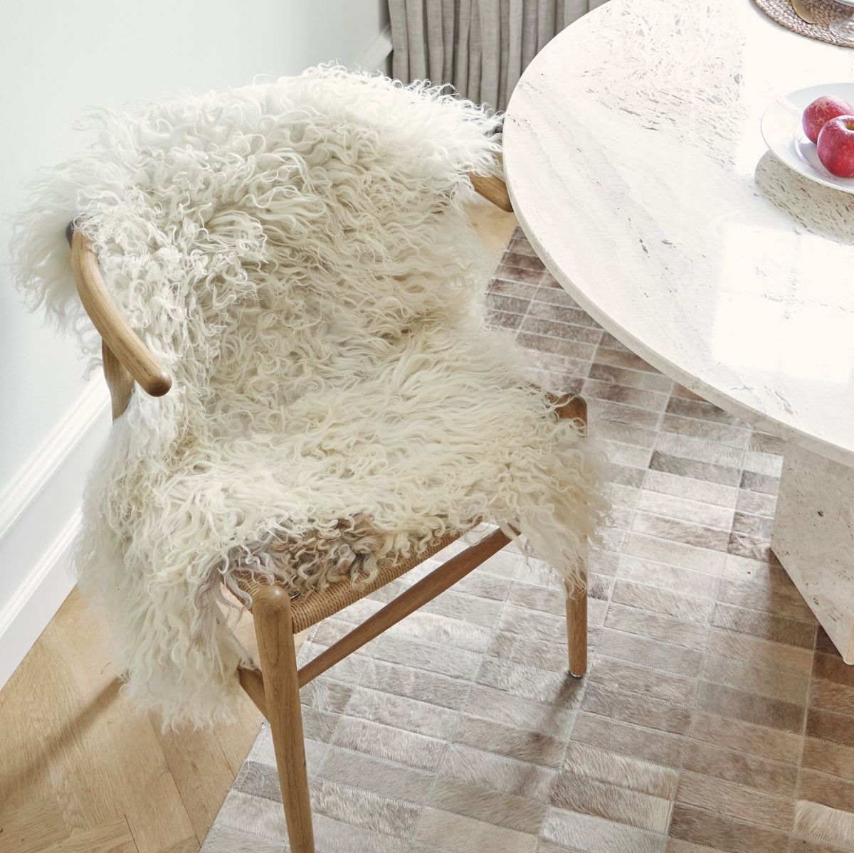 Austrian Curly Sheepskin | Natural Colors | 35 in Blacky