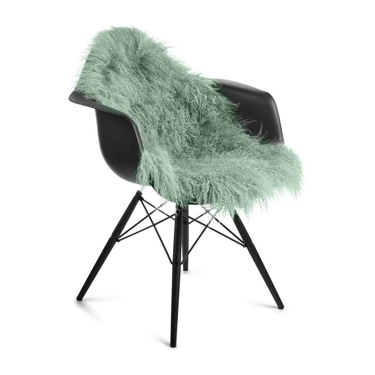 Curly Sheepskin | Mongolian | 33x20 in Mint