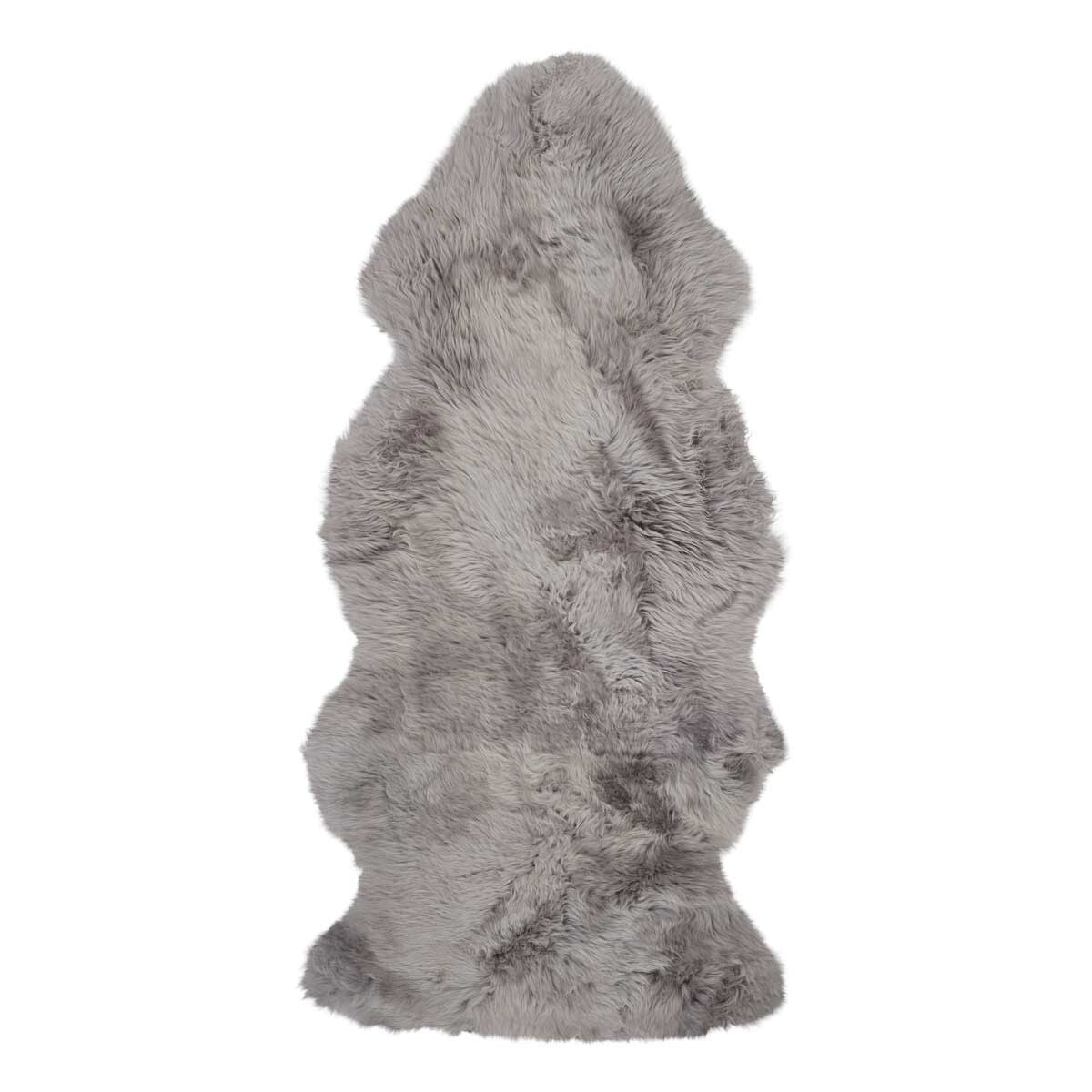 New Zealand Sheepskin | Long Wool | Rug 53 in Light Grey