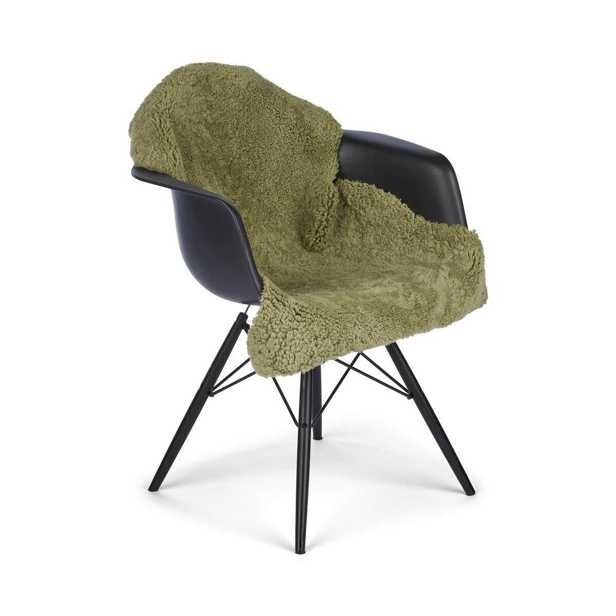 New Zealand Sheepskin | Short Curly Wool Sage Green