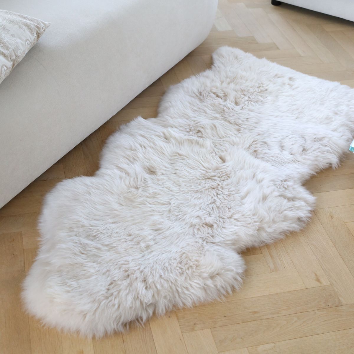New Zealand Sheepskin | Long Wool | 35x24 in Aubergine