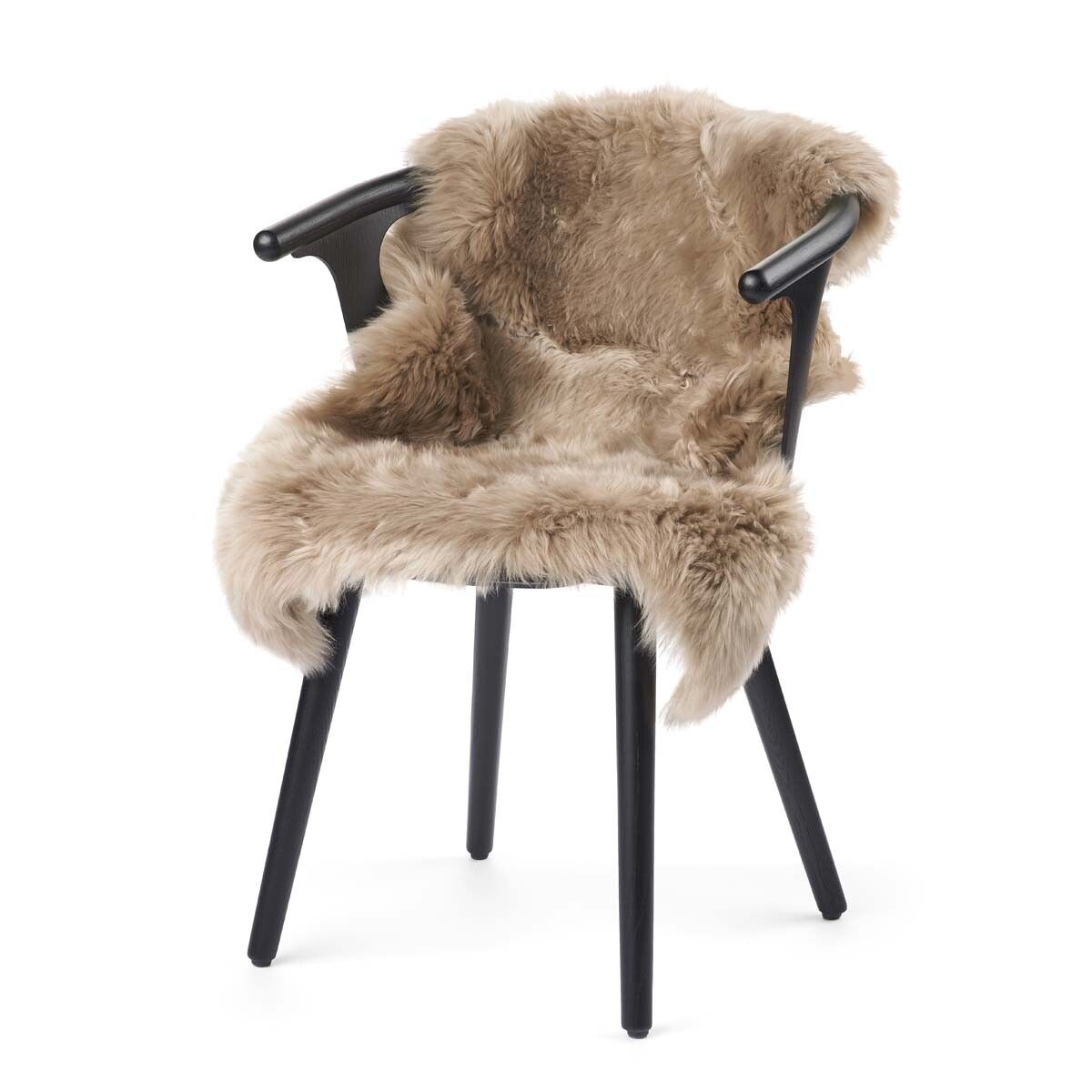 New Zealand Sheepskin | Long Wool | 39 in Taupe