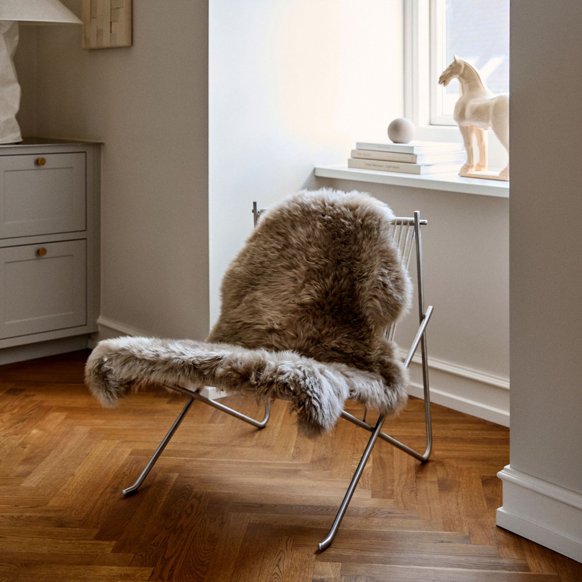 New Zealand Sheepskin | Long Wool | 39 in Aubergine