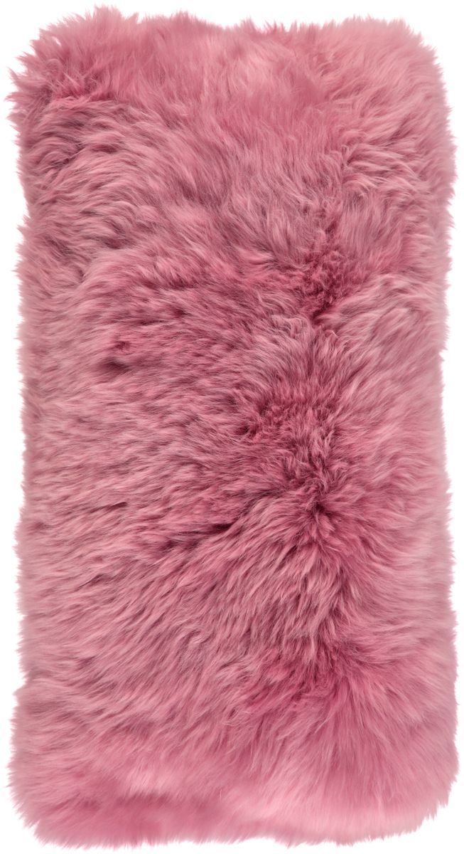 Long-Wool Sheepskin Cushion | 11x22 in Malaga