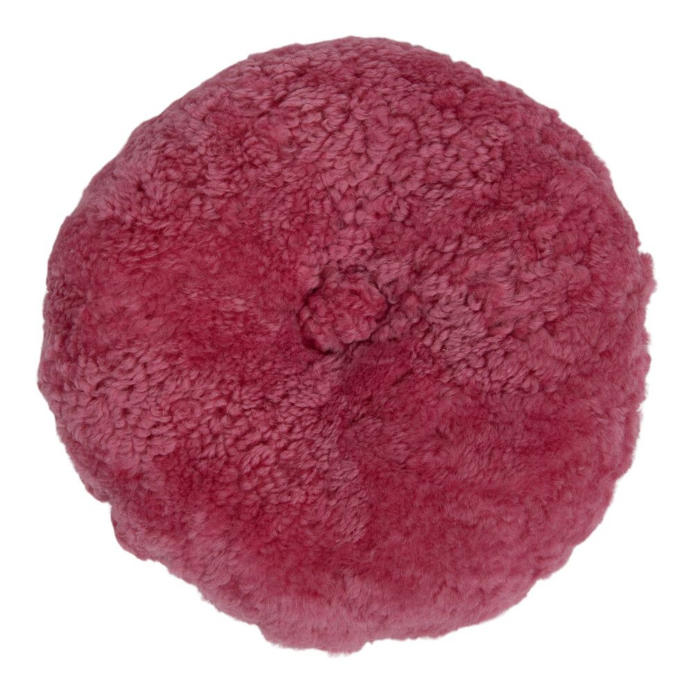 Round Cushion | Doublesided | D16 in Coral Pink