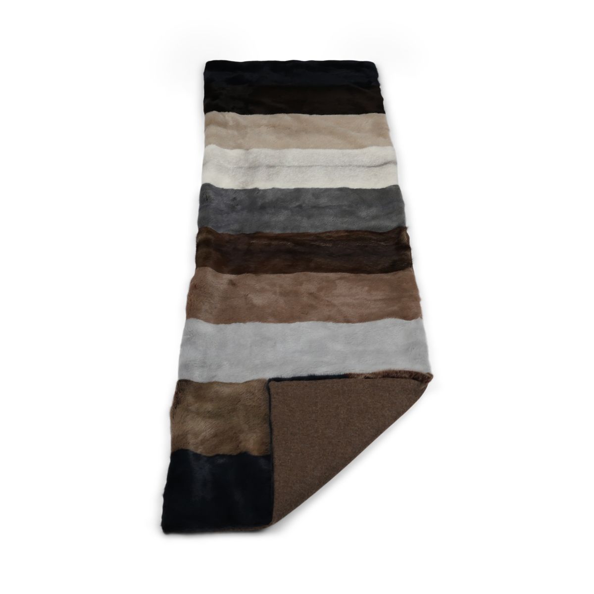 Mink Throw | Cashmere Backing | Multicolor