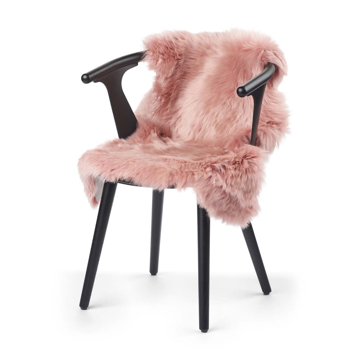 New Zealand Sheepskin | Long Wool | 35x24 in Rosa