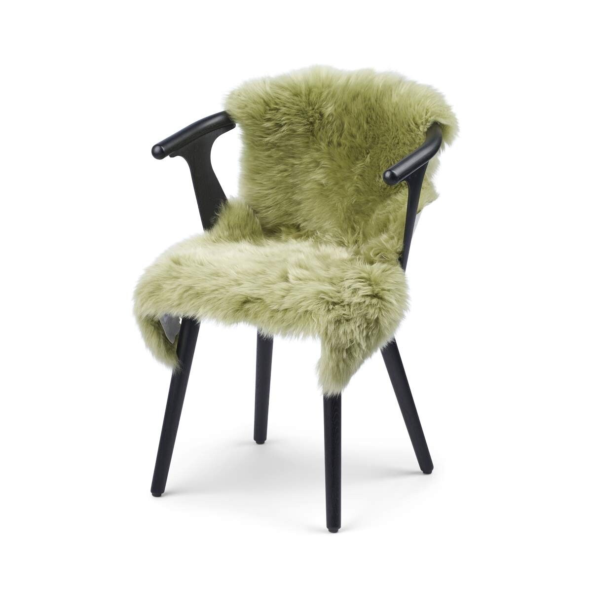 New Zealand Sheepskin | Long Wool | 39 in Sage Green