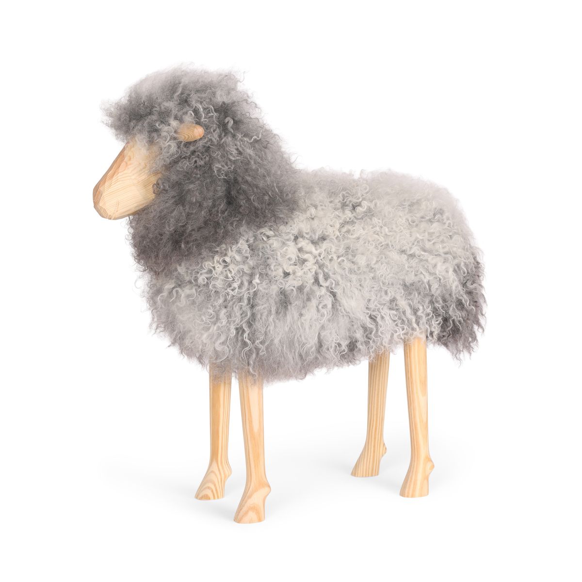 Signature Standing Sheep | large Gotland Natural Grey